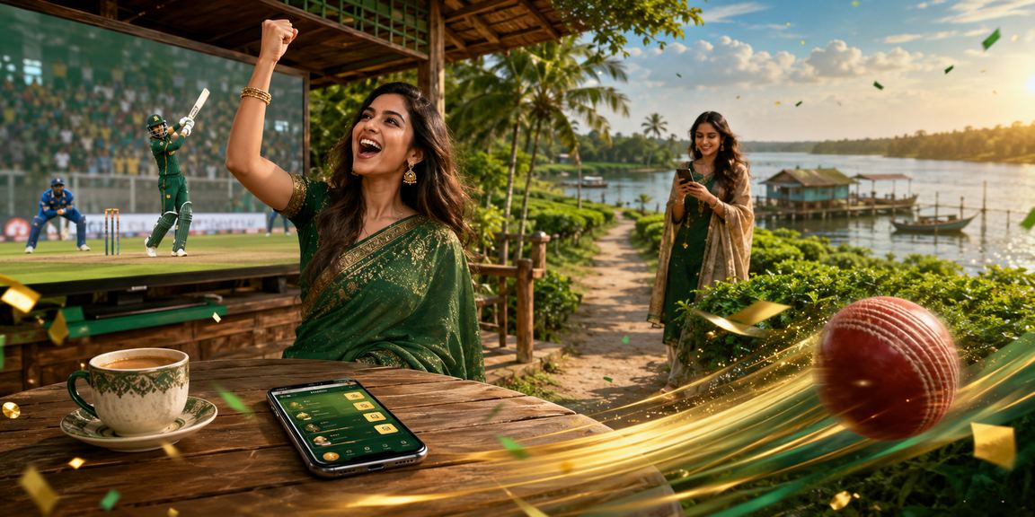 খুলনার চা বাগানে ক্রিকেট বেটিং থিম