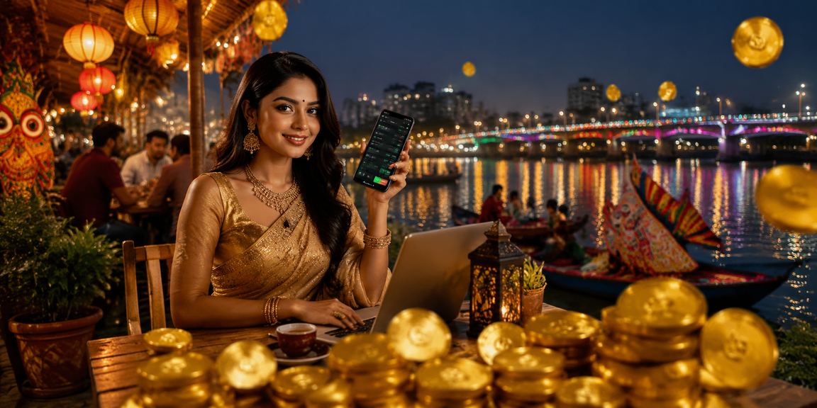 ময়মনসিংহে শাড়ি পরে মোবাইলে ক্যাসিনো খেলার দৃশ্য