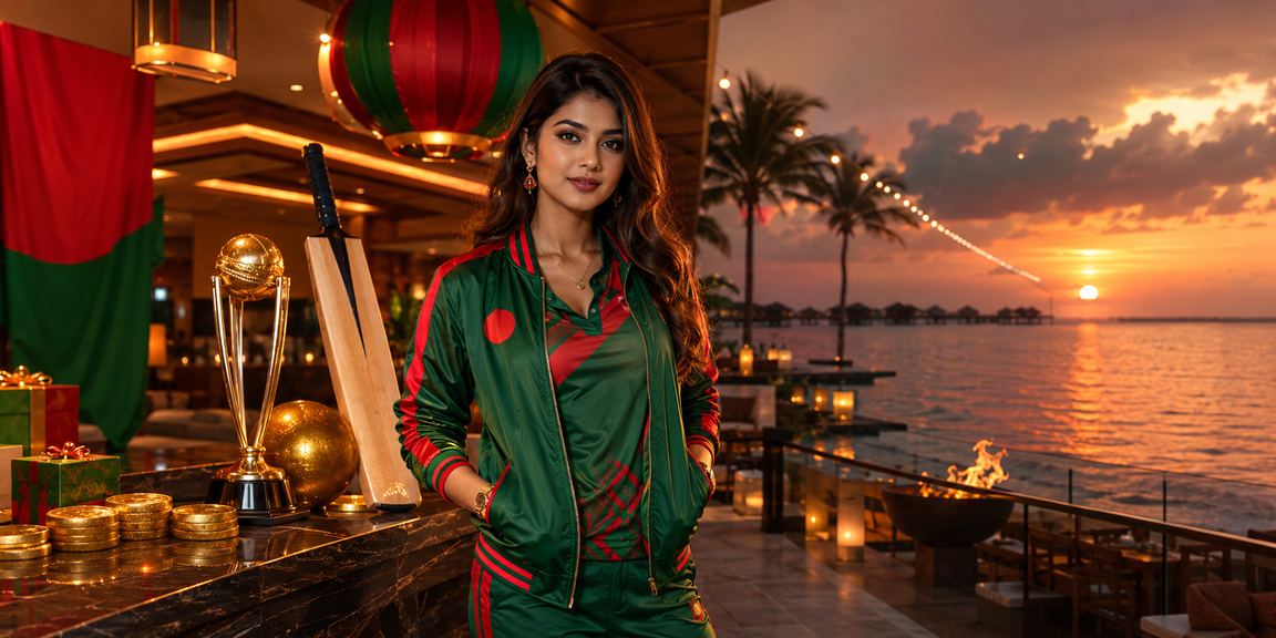 সেন্ট মার্টিনে লাল-সবুজ থিমে ক্রিকেট বেটিং